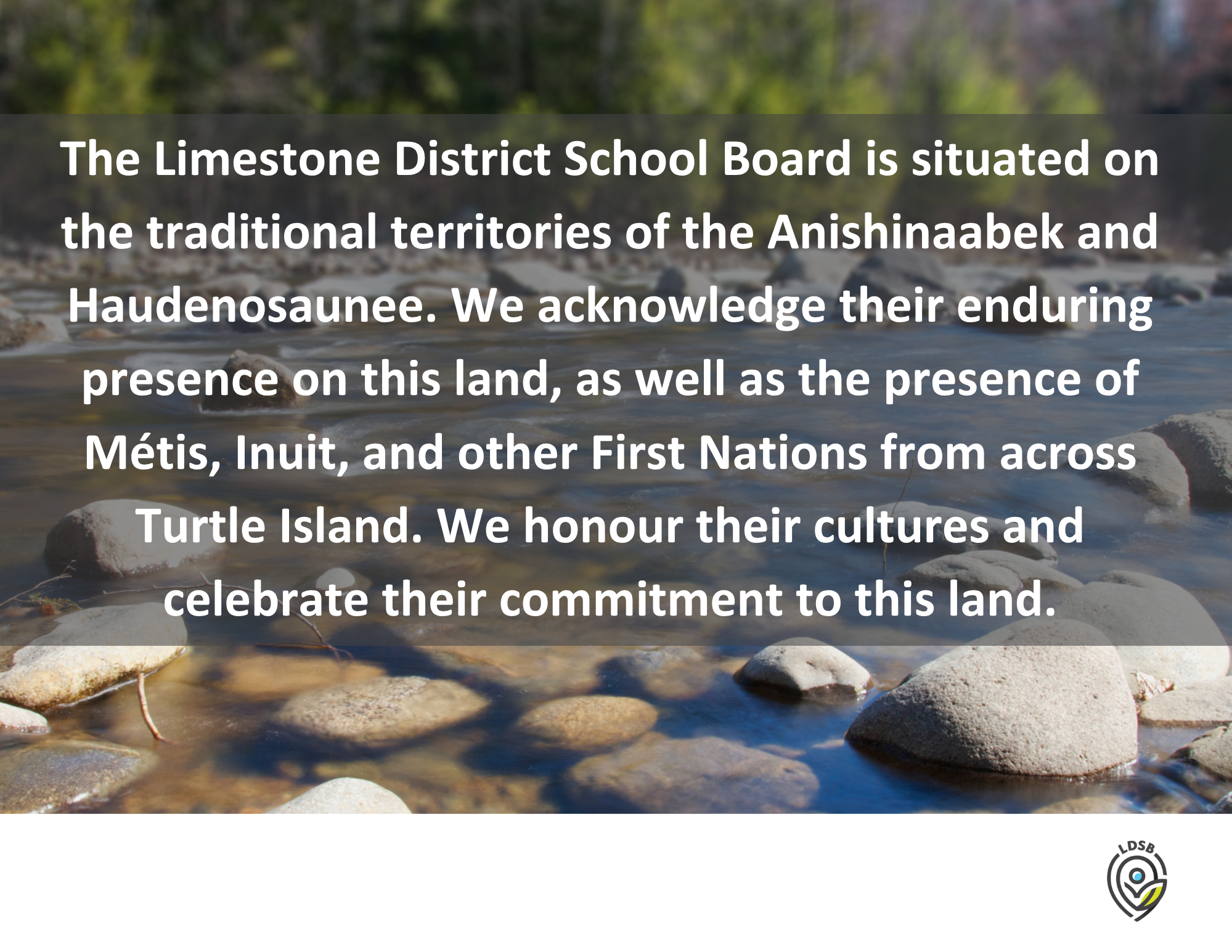 2025 09 12 LDSB Land Acknowledgement
